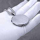 Чоловічий кулон підвіска з ланцюжком LION KING на шию з медичної сталі під срібло з Левом, фото 5