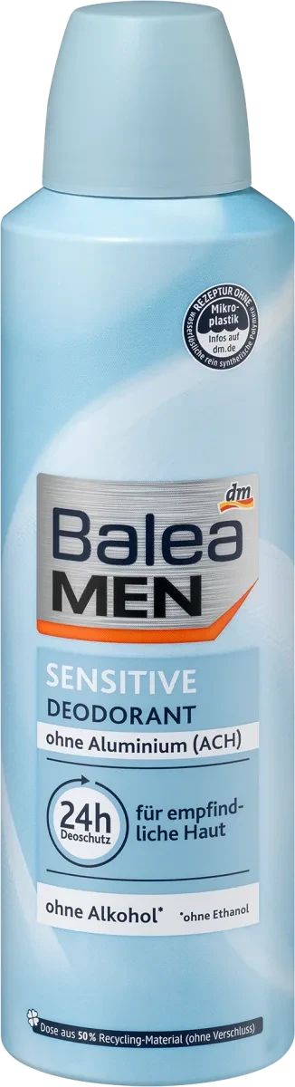 Дезодорант аерозольний чоловічий Balea men Sensitive, 200 мл