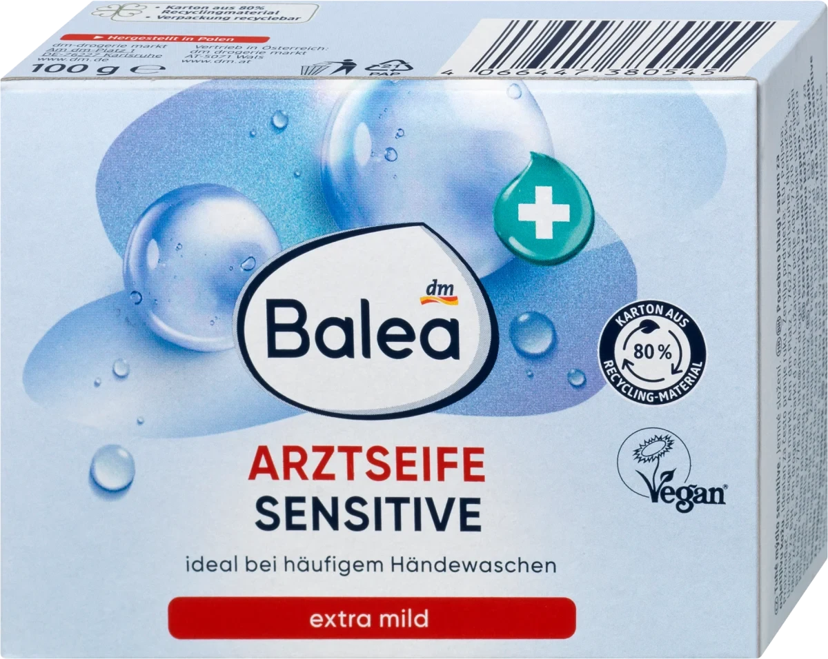 Рідке медичне мило Balea Arztseife Sensitive, 100 гр, фото 1