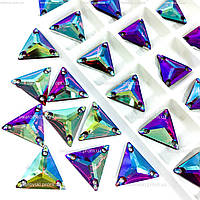Пришивные треугольники 16x16(синтетич.стекло), цвет Siam AB, ,1шт