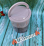 Термос вакуумний харчовий з окремою тарілкою 1100 мл Maestro MR-1636-110 Термос для їжі з неіржавкої сталі, фото 2