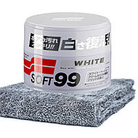 Набор для нанесения воска Soft99 White Super Wax + Микрофибра