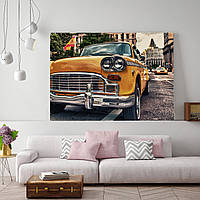 Картина на холсте "Старое такси Нью-Йорка"