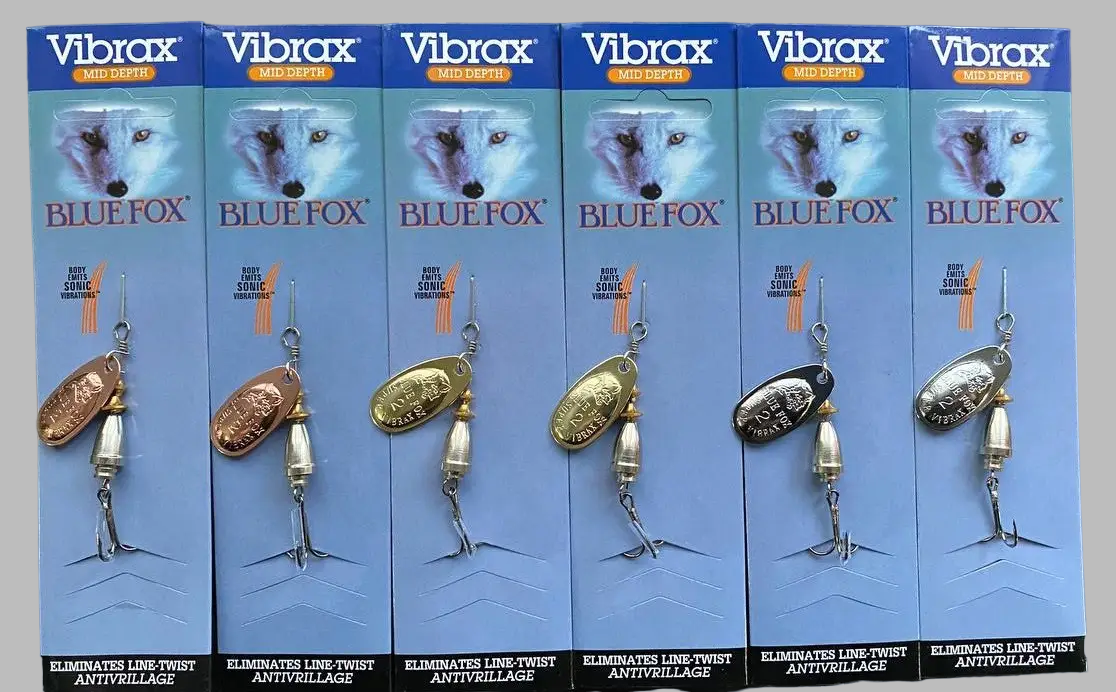 Блешня оберталка Blue Fox Vibrax #2 5g Набір 6шт