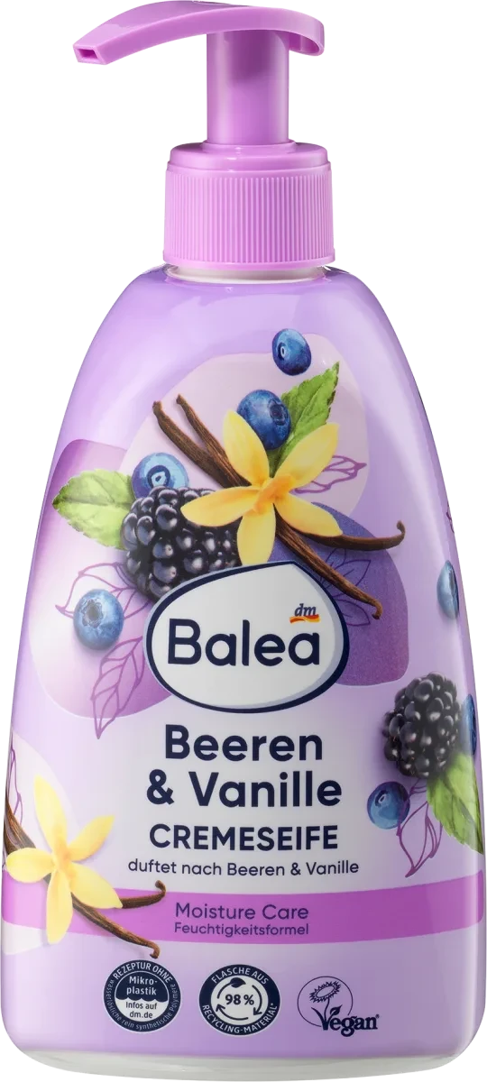 Рідке крем - мило Balea Beeren & Vanille, 500 мл
