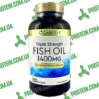Риб'ячий Жир Carlyle Triple Strength Fish Oil 1400 мг (850 мг Active Omega-3) 180 капс