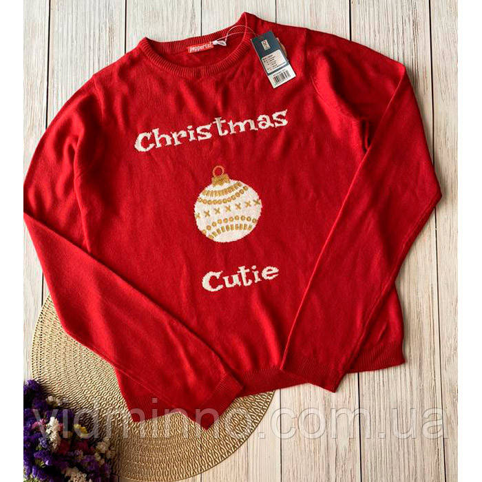 Тонкий светр джемпер Pepperts на дівчинку підлітка р.146-152 - 10-12 років, різдво, фото 1