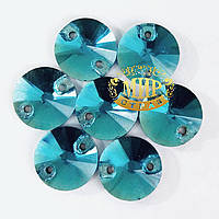 Пришивные риволи Aquamarine (от 10-12мм)*1шт 12мм