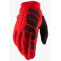 Зимние перчатки 100% BRISKER Glove Red S (8)