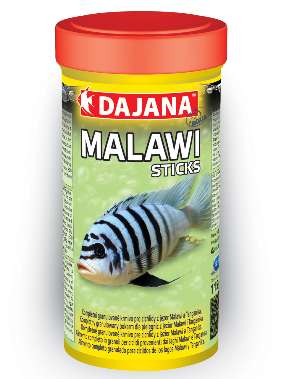 DAJANA MALAWI STICKS Корм для цихлід Малаві в паличках пелетах (1000мл/300гр) DP113D (5832), фото 1