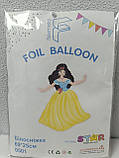 Фольгована куля велика фігура Білосніжка 99х69см Flexmetal в упаковці, фото 2