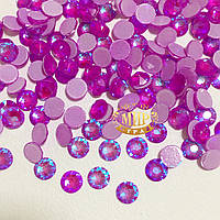 Стразы Xirius Crystals, Neon Purple AB, ss16 (3,8-4мм), 100шт