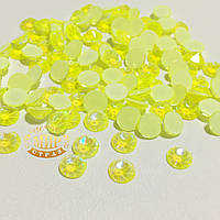 Стразы Xirius Crystals, Neon Yellow AB, ss16 (3,8-4 мм), 100шт