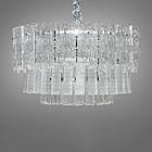 Сучасна кришталева люстра на 6 ламп Е14 колір каркасу хром D-414-450CH, фото 2