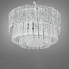 Сучасна кришталева люстра на 6 ламп Е14 колір каркасу хром D-414-450CH, фото 4