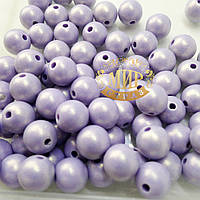 Акриловый жемчуг Iridescent Purple 6мм (1шт)