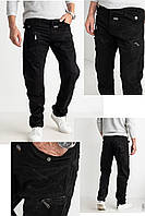Брюки, джинсы мужские брендовые коттоновые с накладными карманами "карго" MIGACH, Турция