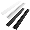 Молдинг т образний із термостійкого силікону, т образний профіль для різних поверхонь чорний, фото 4