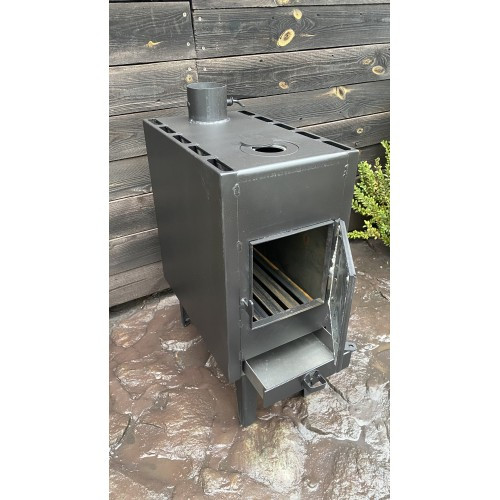 Піч-буржуйка 4мм з радіатором і варильною поверхнею, фото 1