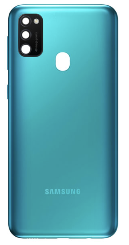 Задня кришка для Samsung M215F Galaxy M21, зелена, оригінал (54) + скло камери, фото 1