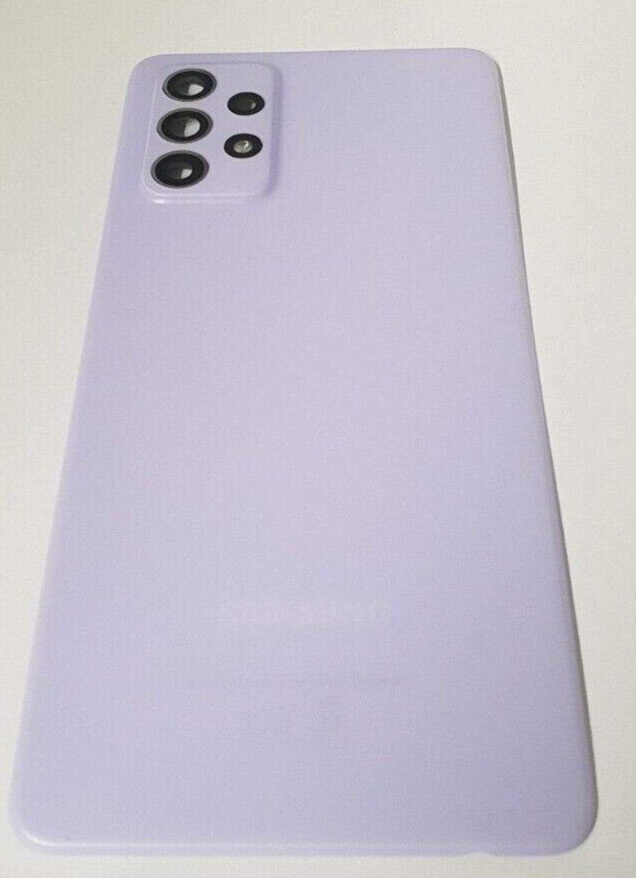 Задня кришка для Samsung A725F Galaxy A72/A726B, фіолетова, Awesome Violet, оригінал (54) + скло камери, фото 1