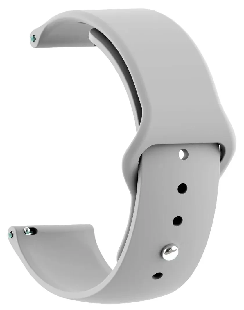Ремінець для смарт годинника Silicone 22mm grey