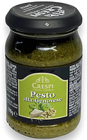 Соус песто Crespi Alla GENOVESE зеленый,190 г (с базиликом, кешью и два вида сыра)