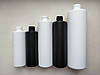 250 мл/24мм Поліетилен HDPE білий ЦИЛІНДР з кришкою серебристою диск-топ 24 мм, флакон круглий, пластиковий, пластмасовий, фото 8