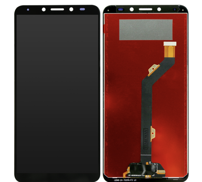 Дисплей (екран) для Tecno Pouvoir 2/2 Pro + тачскрин, чорний