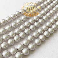 Жемчуг Swarovski, Iridescent Dove Grey Pearl (выберите размер) 1 шт