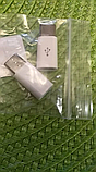 Перехідник Micro USB — USB Type-C White / USB Type C 3.1 тато- Micro USB мама, фото 4
