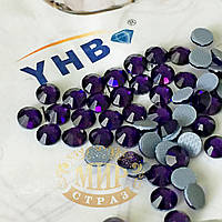 Стразы YHB Lux, цвет Purple Velvet, HF, ss16 (3,8-4мм)