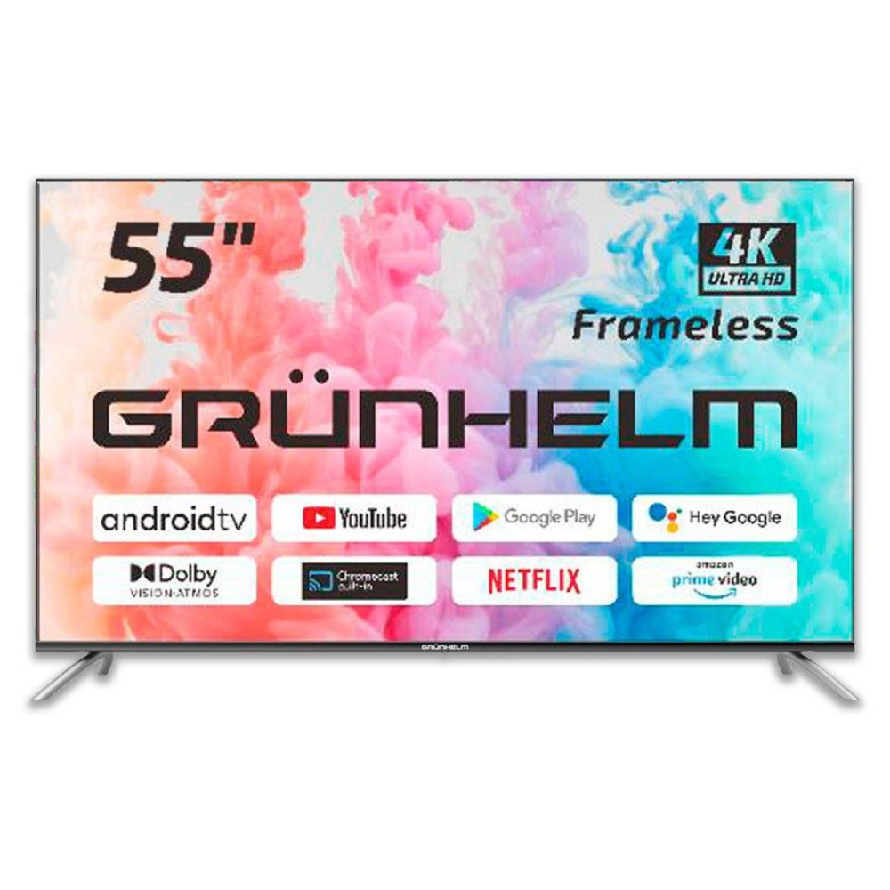 Телевізор LED GRUNHELM 55U700-GA11V для дому зі Smart Tv і Wi-Fi 55 дюйма 4K Ultra HD