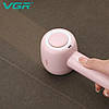 Машинка для стрижки ковтунців з одягу VGR V-813 акумуляторна для зняття ворсу Рожевий, фото 6