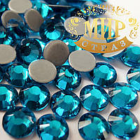 Hotfix DMC (Премиум!) Blue Zircon ss10(2,8mm).Цена за 100шт.