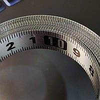 Шкала 2000-0 мм сталева, самоклейка для перпендикулерного упору форматно-розкрійного верстата