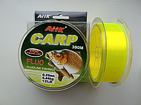 Карповая Рыболовная леска 300м Carp Sport Line Fluo 0.25мм (5.44кг)