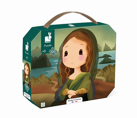 Пазл Janod — За мотивами Леонардо да Вінчі, 100 елементів, фото 1