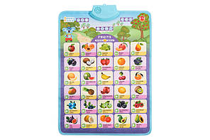 Аудіо постер Smart Koala — двомовний «Фрукти», інтерактивне навчання для дітей, фото 1