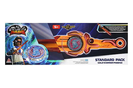 Блейд Infinity Nado VI Standard Pack Золотий Воїн Фенікс (EU654123) — бойовий, пластиковий корпус, із пусковим пристроєм, фото 1