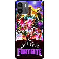 Силіконовий чохол бампер для Xiaomi Redmi A2 / A1 з малюнком Fortnite Фортнайт