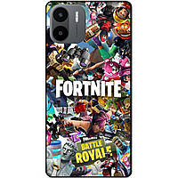 Силіконовий чохол бампер для Xiaomi Redmi A2 / A1 з картинкою Fortnite Фортнайт