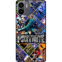 Силіконовий чохол бампер для Xiaomi Redmi A2 / A1 з картинкою Фортнайт Fortnite