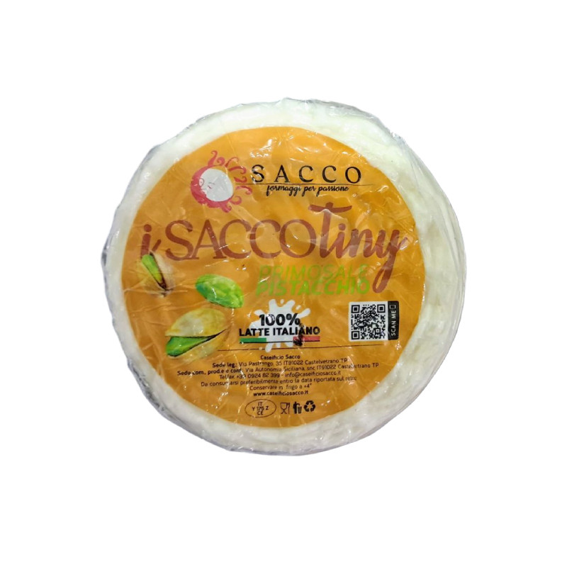 Сир із овечого молока з фісташкою Пекарино "Primosale Pistacchio" фасування 0.5 kg