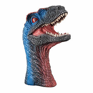 Іграшка-перчатка Same Toy X310UT — раптор сірий, серія Animal Gloves, рухома щелепа та реалістичний вигляд, фото 1