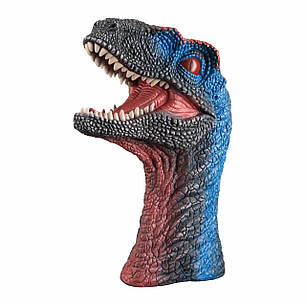 Іграшка-перчатка Same Toy X310UT — раптор сірий, серія Animal Gloves, рухома щелепа та реалістичний вигляд, фото 2