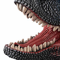 Іграшка-перчатка Same Toy X310UT — раптор сірий, серія Animal Gloves, рухома щелепа та реалістичний вигляд, фото 3