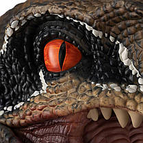 Іграшка-перчатка Same Toy X320UT — раптор зелений, серія Animal Gloves, рухома щелепа та реалістичний вигляд, фото 4