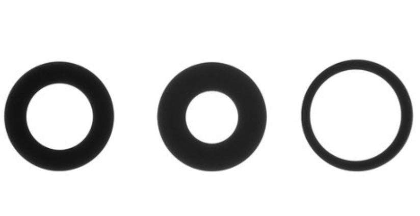 Скло камери для iPhone 13 Pro/13 Pro Max, без рамки, комплект 3 шт., фото 1