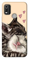 Чохол itsPrint Cats love для Nokia C21 Plus